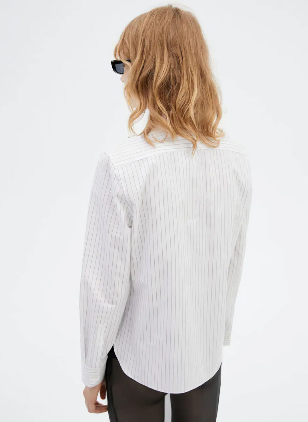 Slim fit striped cotton shirt - Imagen 2