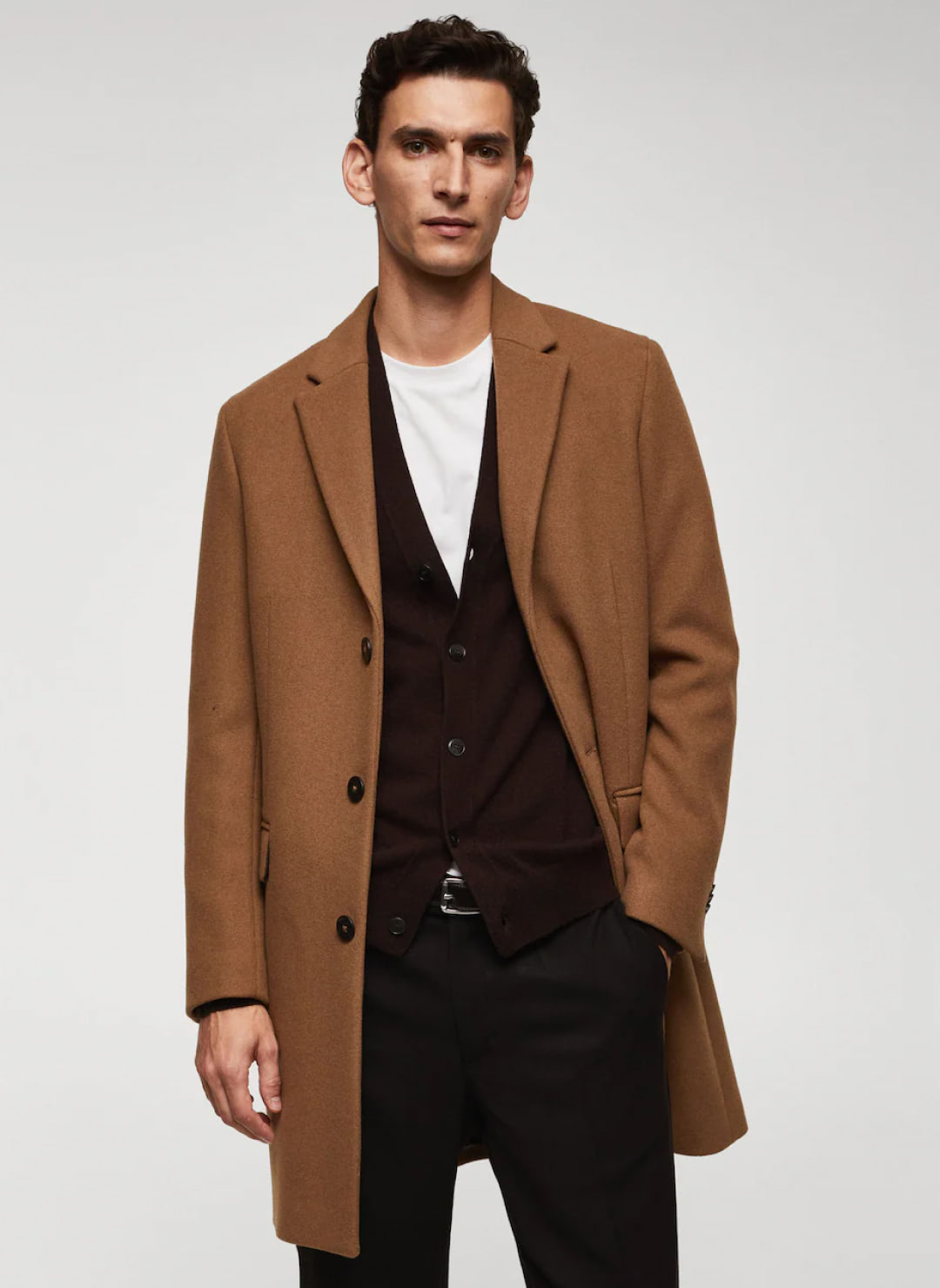 Cropped cashmere sweater - Imagen 4