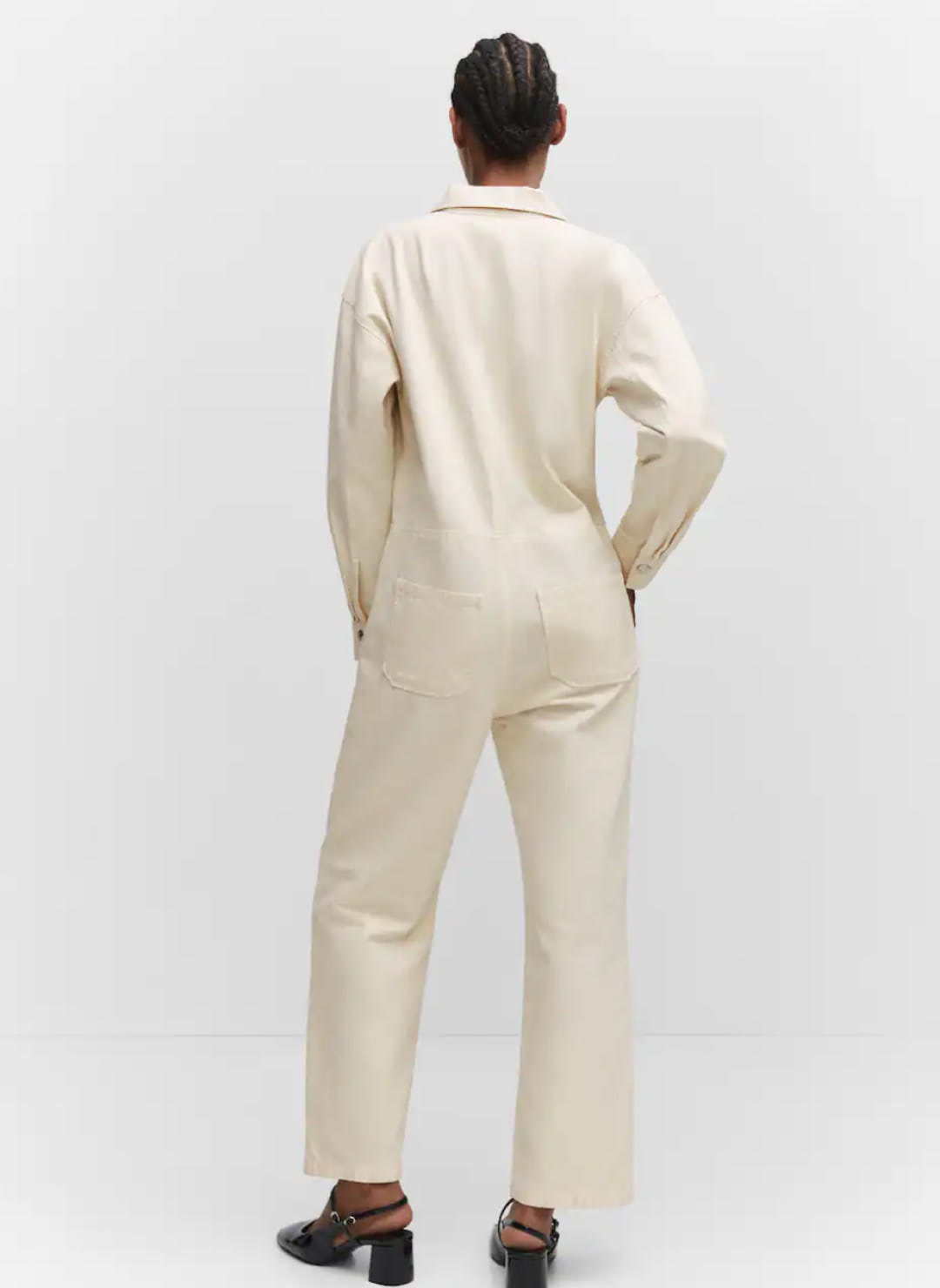 Denim zipper jumpsuit - Imagen 2