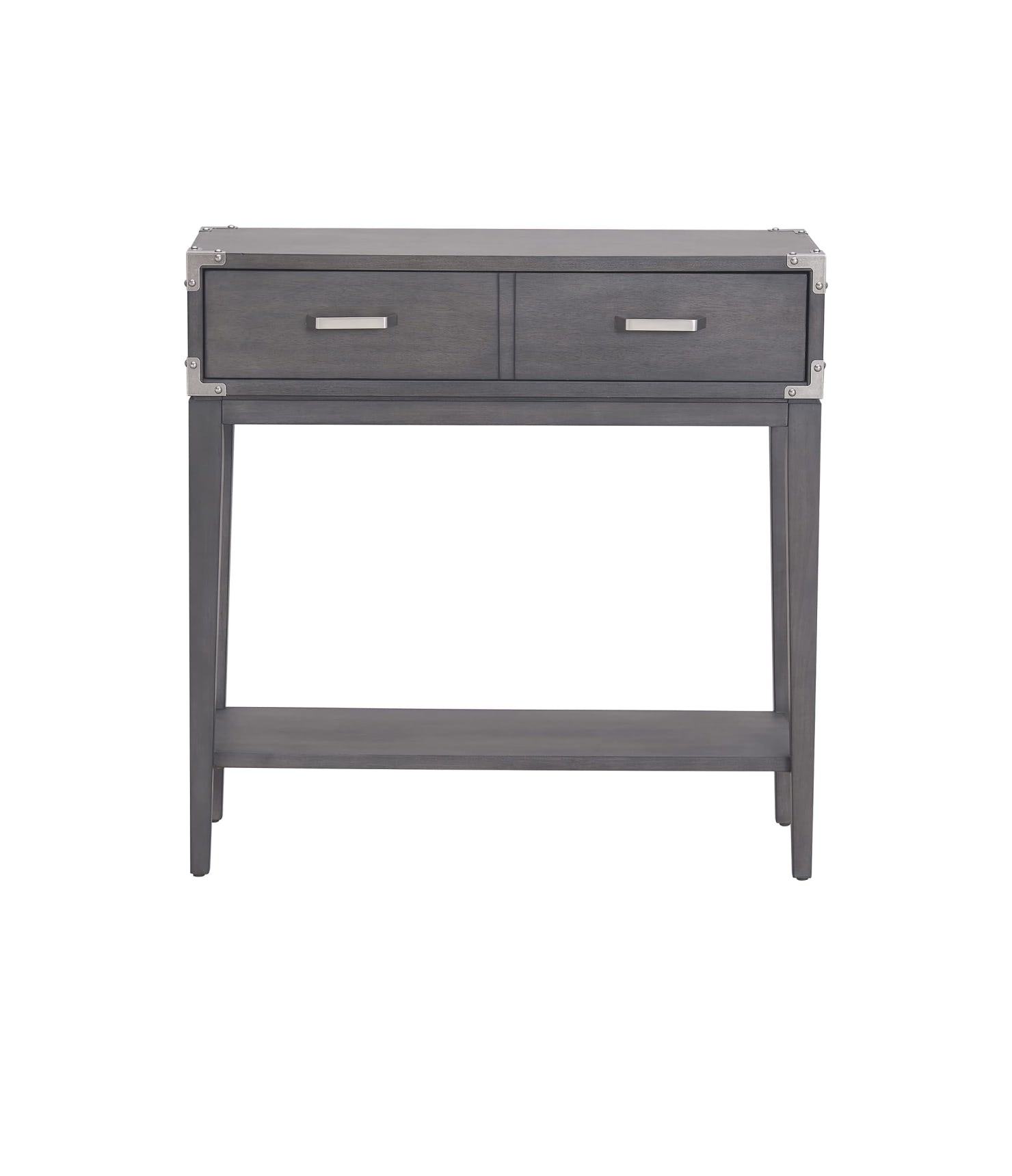 Leick Home Beckett Industrial Console Table, Gray - Imagen 4