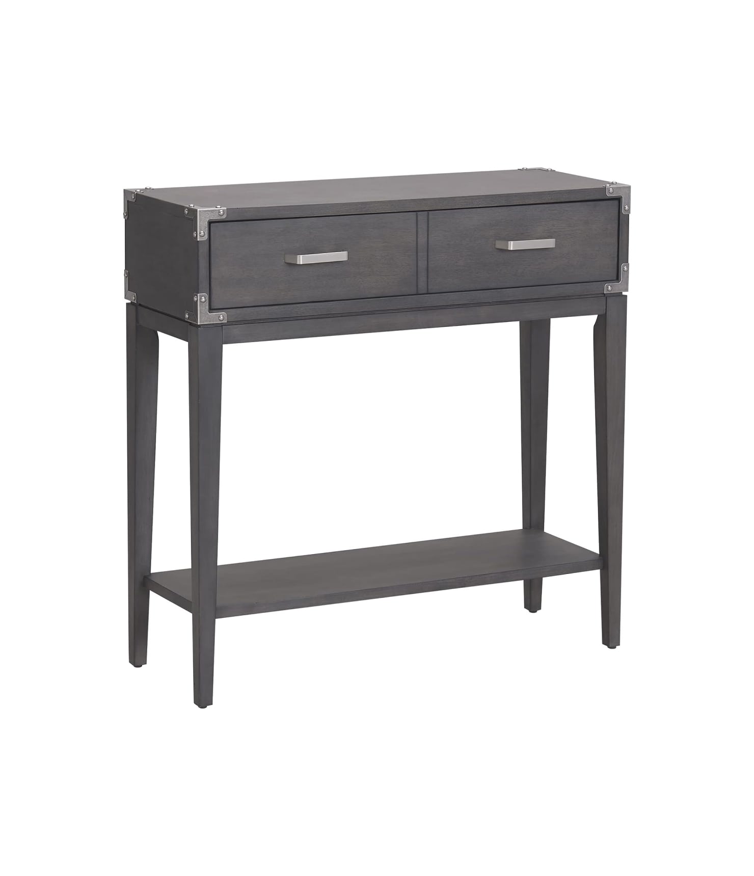 Leick Home Beckett Industrial Console Table, Gray