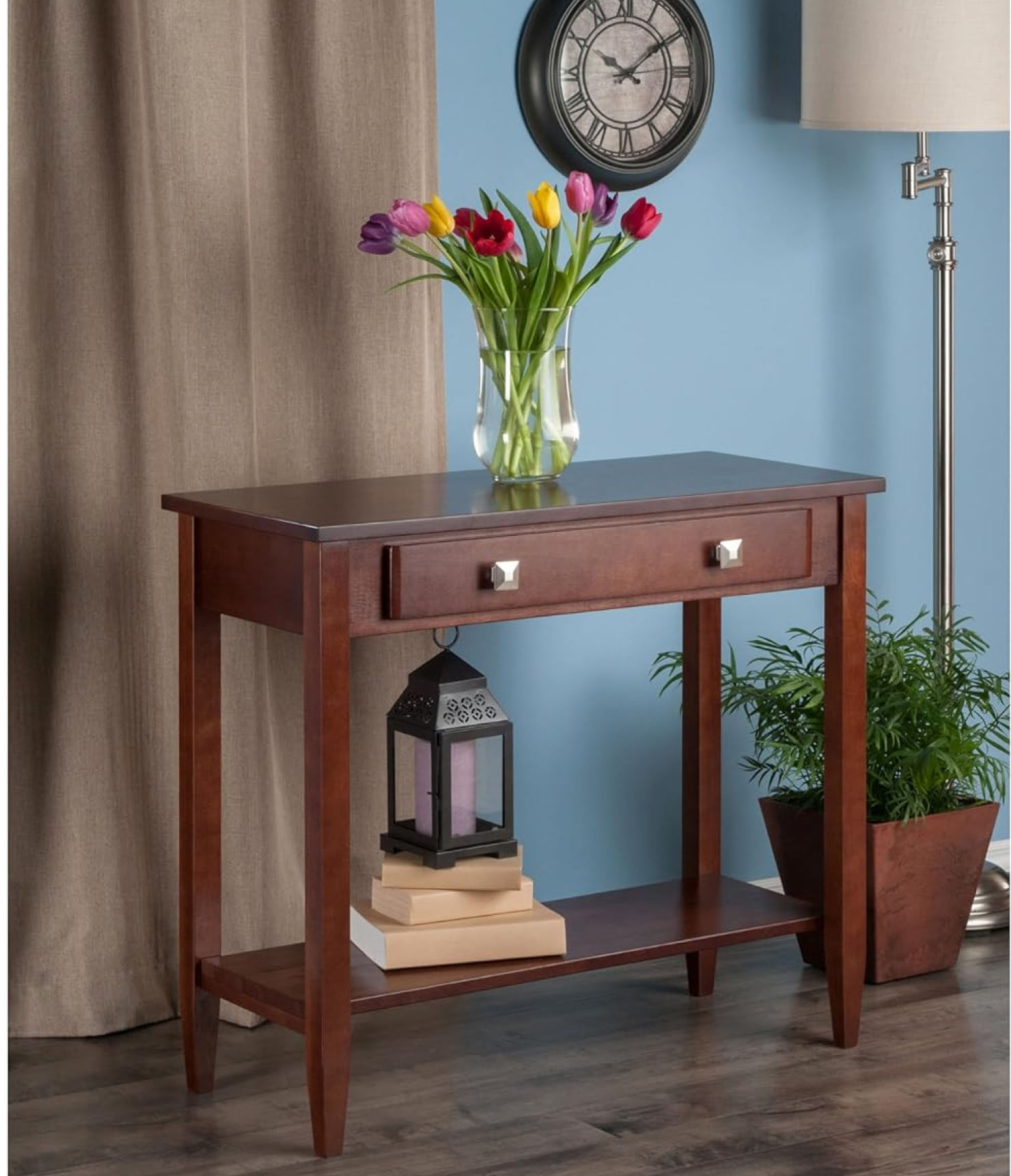 Winsome Richmond Occasional Table, Antique Walnut - Imagen 2