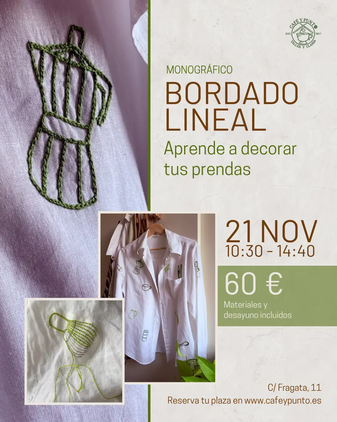 Bordado lineal - Imagen 1